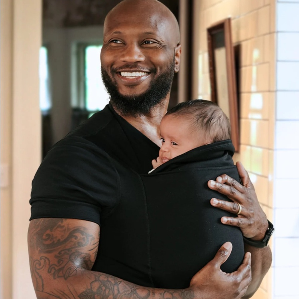 Lalabu Dad Baby Wearing Shirt - medium